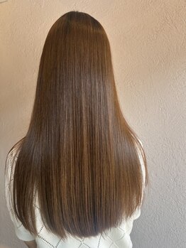 ヘックヘアー(hec hair)の写真/【桃山台/上新田】《HPB Hair Collection 2025 スタイル350選出》髪に栄養を補給◎ナチュラルストレート！