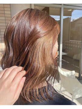 サンロード ヴィフ SUNROAD vif ブラウン×ベージュインナーカラー