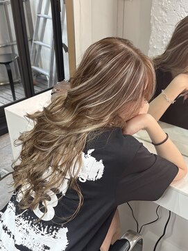 ブレンド 渋谷(BLend) 【BLend渋谷】髪質改善 ブラウンハイライト