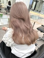 サンクマーケット 渋谷(cinq MARKET)&nbsp;渋谷ブリーチカラーレイヤーカットモカベージュマロンベージュ