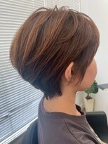 ビューティービースト 熊本上通り店(beauty:beast)&nbsp;クールショート/明るい白髪染めブラウン