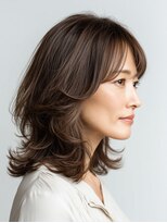 ビフィーノ リルネ(Bifino Rilune)&nbsp;クラゲヘアー/小顔/ココアベージュ/オリーブグレー/川西