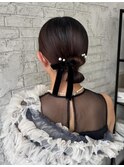 タイトアレンジ ヘアセット 池袋 ヘアメイク