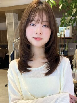 グランド(GRAND) ベビーバング/ブラウンアッシュ/20代/30代/表参道【平島】