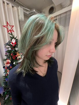 ハコ プラス(HACO+) 【Haco+】Rena_ツートンカラー_ダブルカラー