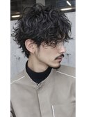 ニュアンスパーマフェードマンバンヘアツイストスパイラルパーマ