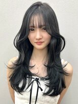 ロンドイディールバンダイ 新潟万代(Lond ideal)&nbsp;レイヤーカット×グレーブラック