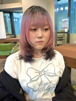 アウラ(AURA)&nbsp;ピンク×ブラックのデザインカラー