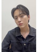 =7:3センターパート/ルーズパーマ=
