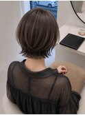 【池 &nbsp;田】大人可愛いくびれボブ×透明感グレージュ