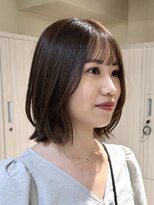 クラン 横浜(Clanc) アッシュベージュ×レイヤーボブ