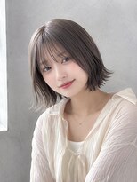 シエル 大名店(CIEL)&nbsp;シースルーバング×切りっぱなし外ハネボブ