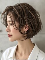 ルーファス 恵比寿南(Ruufus) 【50代60代】大人似合わせショート/白髪ぼかし/髪質改善