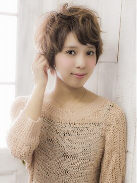 アジールヘア 池袋東口店(agir hair) 大人可愛いコットンパーマショート【池袋】池袋池袋東口