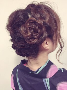 アクティフ(actif) 編み込みフラワーアレンジ