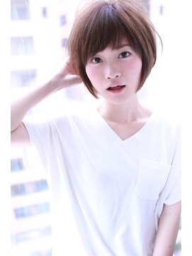 クラウドゼロ(Cloud zero) 大人かわいいモーブカラー小顔ショートボブ【Cloud zero】