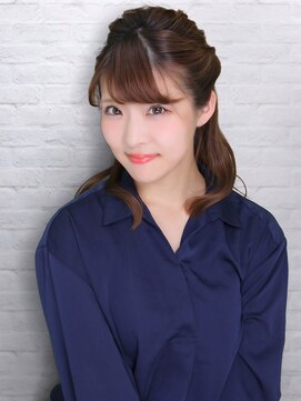 テラス 岡本店(TERRACE) 簡単ハーフアップ