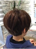 えりあし短めマッシュショート