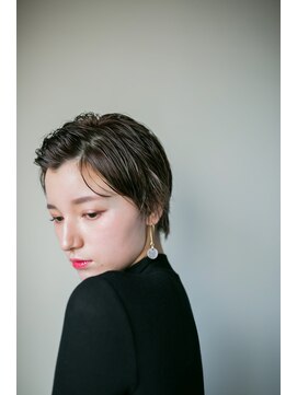 カッファ 東銀座(CUFFA) 【CUFFA】アッシュ無造作ハイライトラズベリー東銀座築地新富町