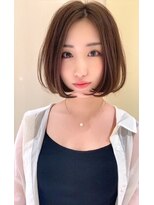 レウナ 外苑前(Reuna)&nbsp;20代30代40代大人可愛いボブ　丸みが可愛いボブスタイル