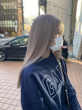 ヘアーデザイン アルエ(HAIR×design ARUE) 【YUGO】ミルクティーグレージュ