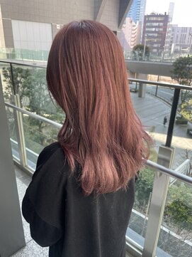 ユニバーストーキョー 池袋東口店(universe tokyo) ピンクグレージュ【髪質改善/ハイライト】