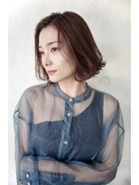 アール 北千住店(ar)&nbsp;大人可愛い20代30代40代/前下がりボブ/毛先パーマ[北千住]