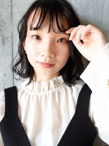 カカン(Kakan)&nbsp;【kakan鎌倉】ナチュラルボブ×シースルーバング
