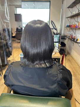 サラ(sarah) 縮毛矯正/酸性ストレート/グレージュ