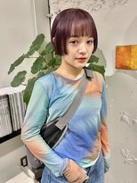 クリアーオブヘアー 栄南店(CLEAR of hair)&nbsp;パープル×マチルダショート/RIHO
