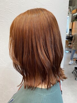 オーストヘアーリズ(Aust hair Liz) 【ケアブリーチ】オレンジベージュ