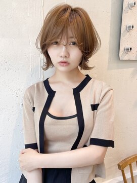 センスヘア(SENSE Hair) 大人可愛い/20代30代40代/外ハネボブ/レイヤーボブ/小顔カット