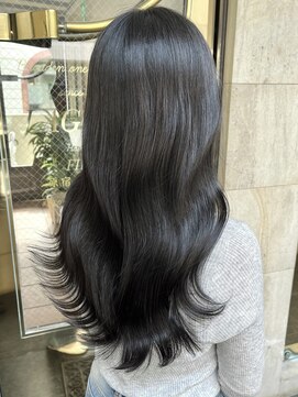 ラグーン 原宿 表参道(LAGOON) 【LAGOON】黒じゃない透ける暗髪♪ディープグレー