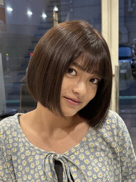 アッシュ 中目黒店(Ash) あごラインのミニボブ！