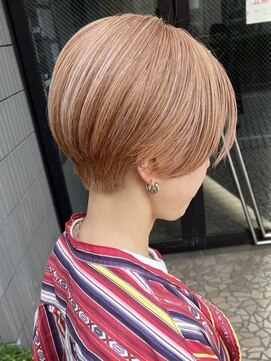 バブ バイネオリーブ(Bab by neolive) ミルクティーブロンドボブ♪ハイトーン ショート ミルクティー