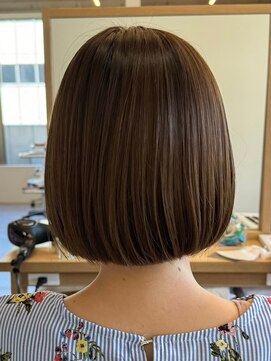 クラップス オル 金沢八景(CLAPS Ore) ダブルカラーショートボブインナーカラーハイライトケアブリーチ