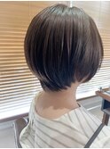 大人ショート/ミセスショート/大人女子/ショコラベージュ/艶髪