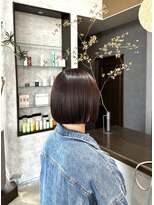 アールトゥーヘアー(art To Hair)&nbsp;レッドブラウン/ボブ/カシスブラウン