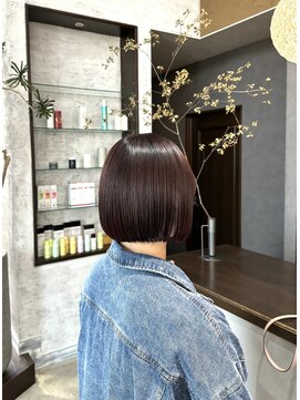 アールトゥーヘアー(art To Hair) レッドブラウン/ボブ/カシスブラウン