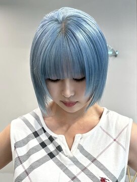 ソル ジングウマエ(SOL JINGUMAE) ミルクティーベージュダブルカラーグレージュカラーハイライト