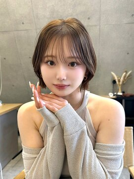 サンド 池袋(sand) くびれボブ/レイヤーボブ/グレージュ/オリーブグレージュ