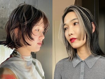 ウェイビーズ(WAVY'S)の写真/オーダーメイドの薬剤でダメージを感じさせない艶のあるダブルカラーをご提案！白髪ぼかしもお任せください