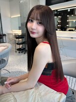 ロンド レア 天神大名店(Lond Le’a)&nbsp;黒髪カタログ/オリーブグレー/ココアベージュ/小顔に見せるヘア