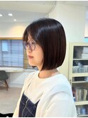 【恵比寿 LIBRE】切りっぱなしボブ