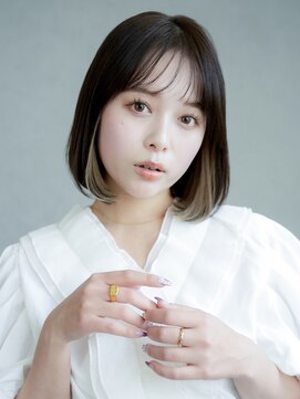 アイティー バイ アルバム 中野店(IT by ALBUM) ボブおくれ毛韓国ヘア顔周りレイヤー_F0843