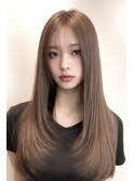 【NOA三宮】髪質改善ストレート×ブリーチなし透明感ロング