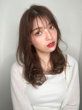 カバーヘア ブリス 川口(COVER HAIR bliss) 透けバングヘーゼルグレージュくびレイヤーp1川口20代30代40代