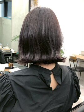 ギークス(GEEKS) 【GEEKS渋谷】くびれボブ/レイヤーボブ/ラベンダーグレージュ/冬