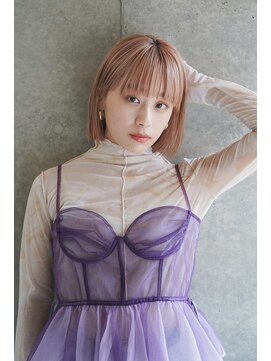 ベイショア(Bay Shore NY) ピンクベージュボブ