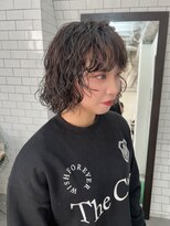 レガーレ(Legare)&nbsp;ボブ×デジタルパーマ×顔周りレイヤー